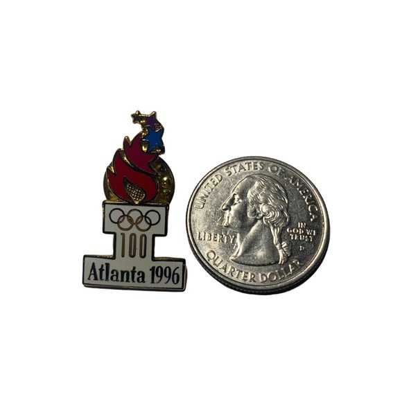 Atlanta 1996 Olympics Pin Torch - Picture 5 of 7